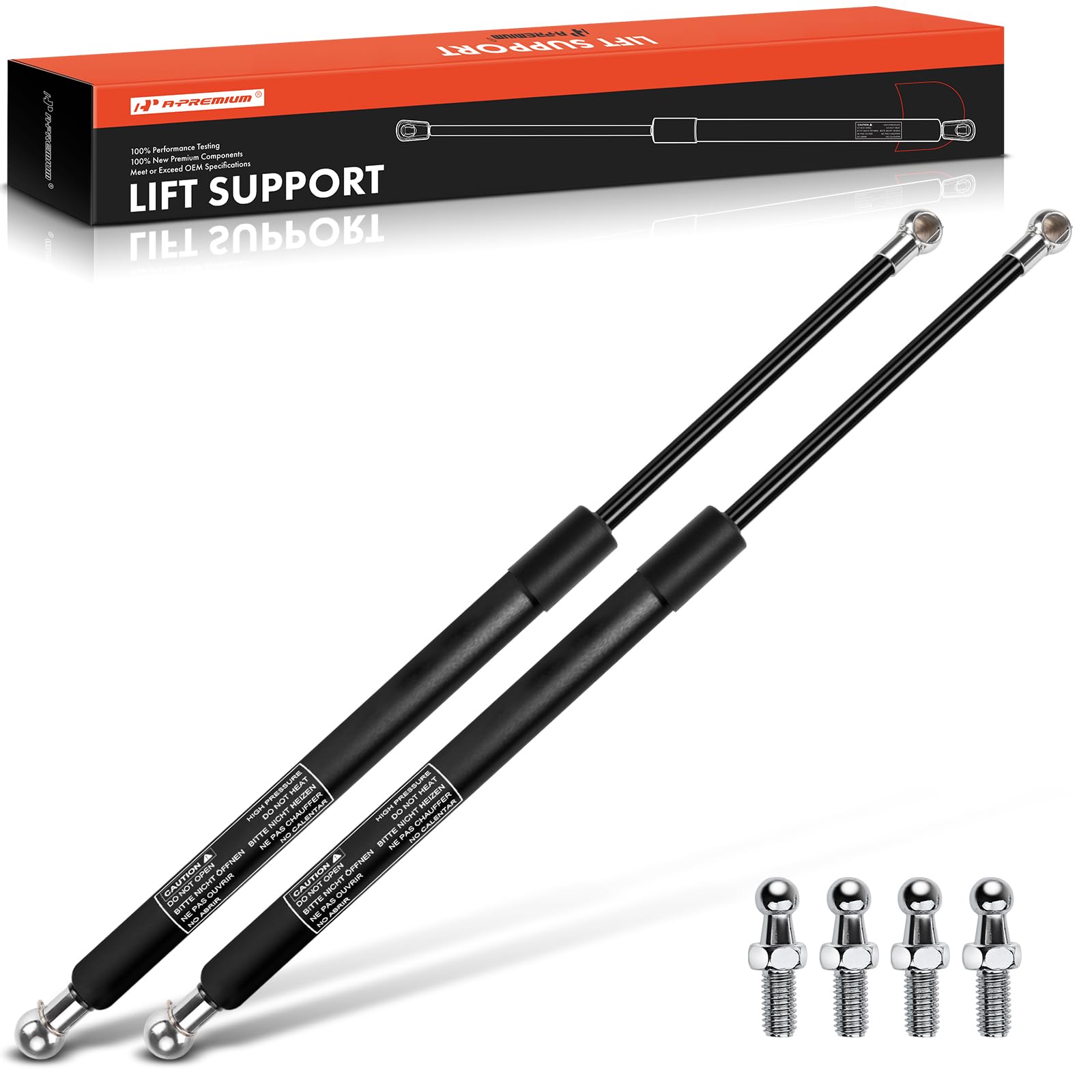 Amazon.com: A-Premium Front Hood Lift Supports Shock Struts